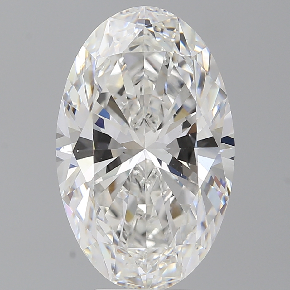 Oval 6.58ct E VS2