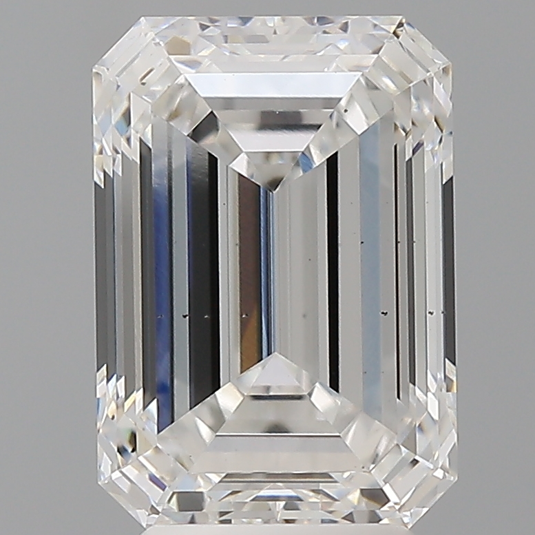 Emerald cut 4.10ct D VS2