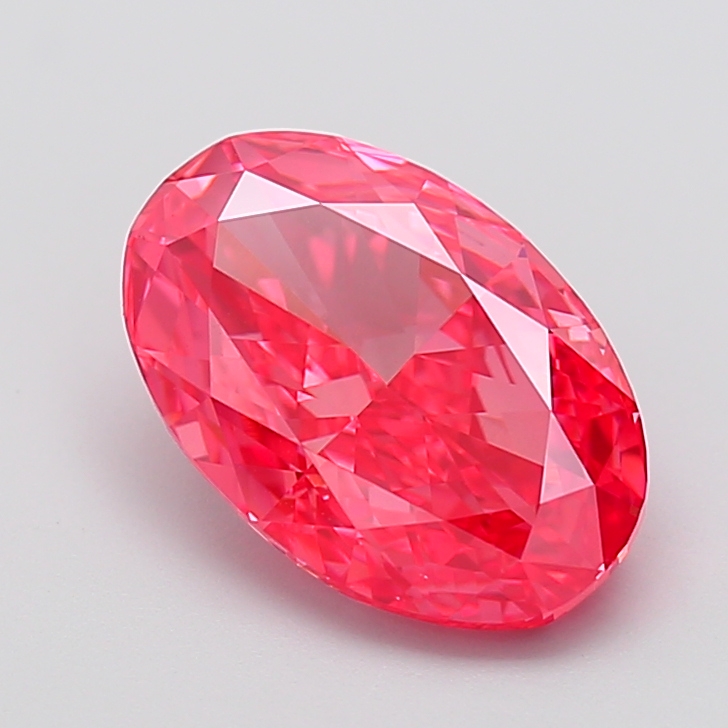 Oval 4.04ct Fancy Vivid Pink VVS2