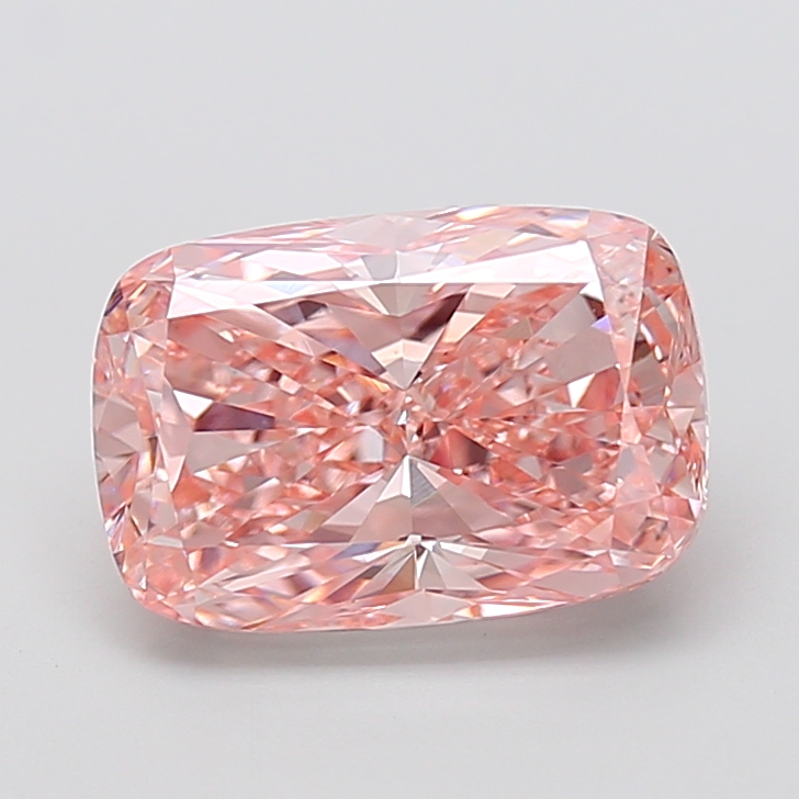 Cushion 4.00ct Fancy Vivid Pink VS1