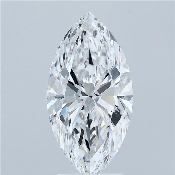 3.07 carat e VVS2 EX Cut IGI marquise diamond