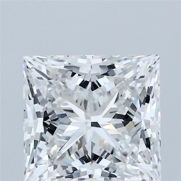2.08 carat e VVS2 EX Cut IGI princess diamond