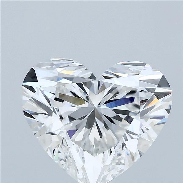 4.05 Carat Heart Cut E VVS1 Diamond - view 1