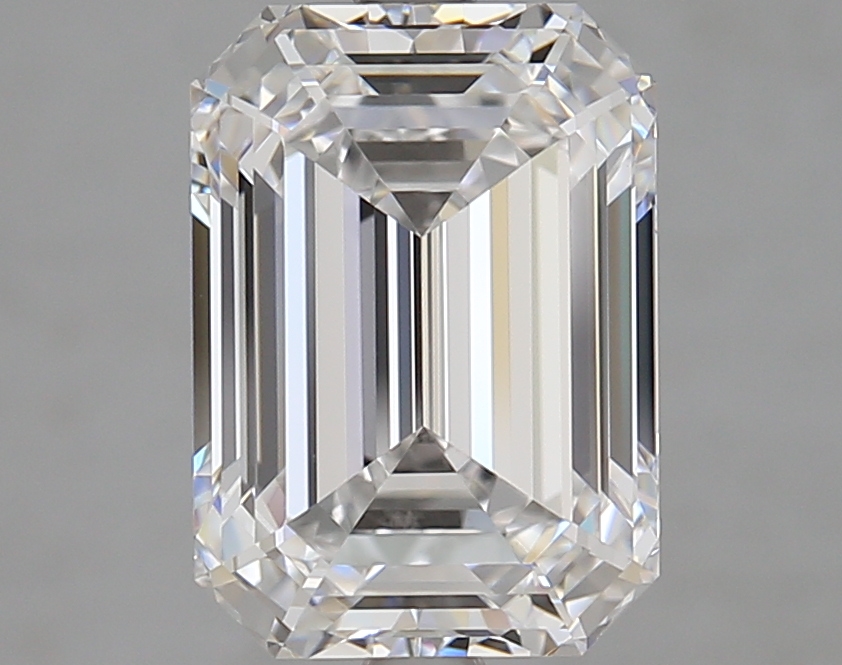 Emerald cut 4.06ct D IF