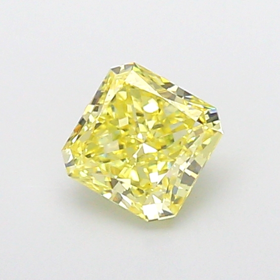 1.01ct Radiant Fancy Intense Yellow VS2 IGI