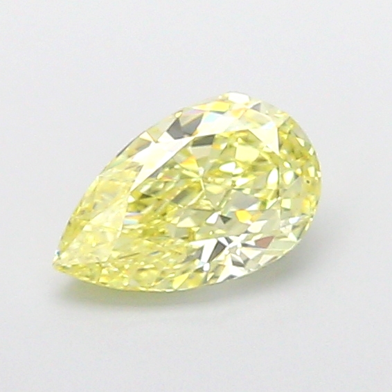 1ct Pear Fancy Intense Yellow VS1 IGI
