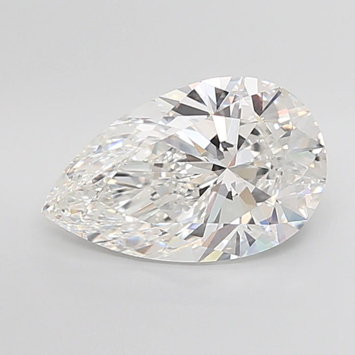 Pear 7.04ct F VVS2
