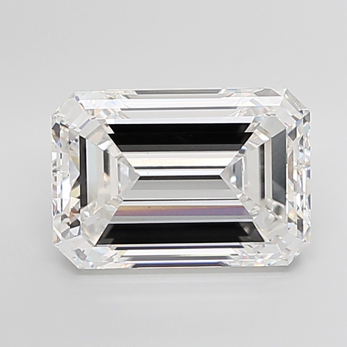 Emerald cut 10.2ct F VS1