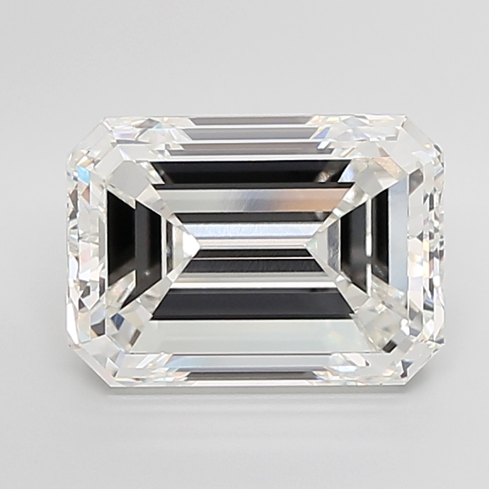 Emerald cut 10.1ct G VVS2
