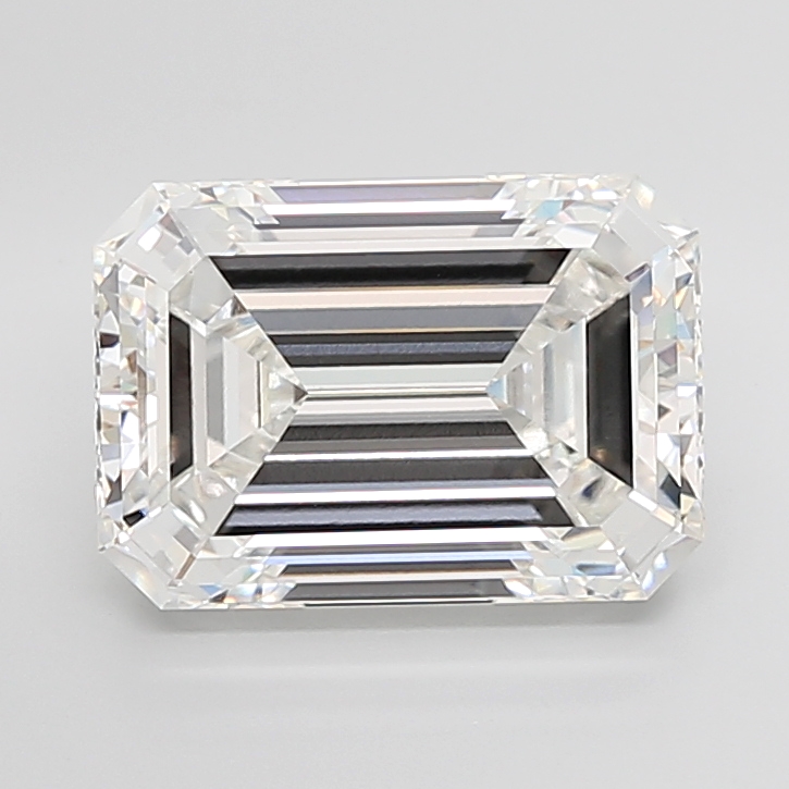 Emerald cut 9.66ct F VS1