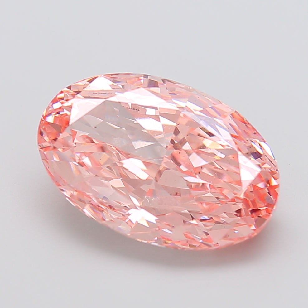 Oval 10.1ct Fancy Vivid Pink VS1