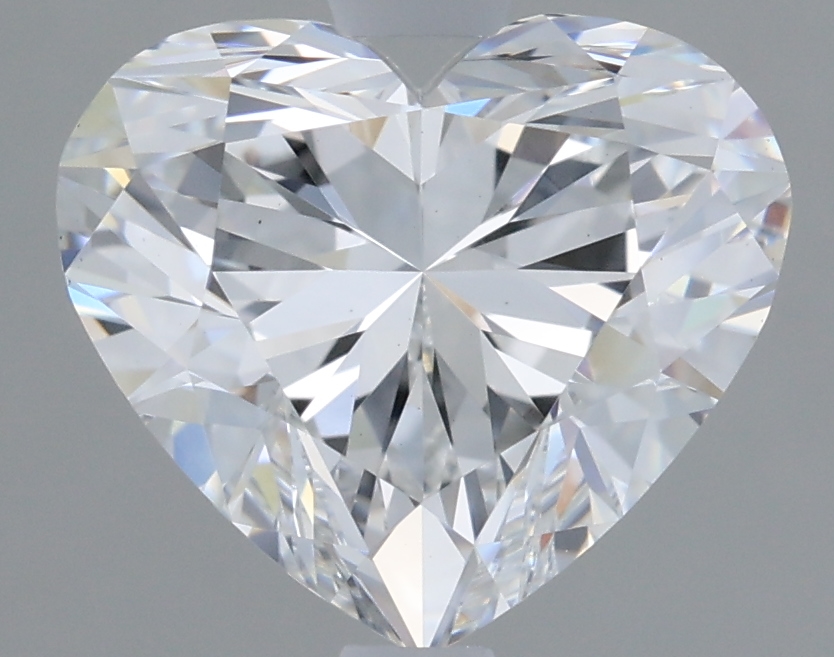 2.07 carat d VVS2 EX Cut IGI heart diamond