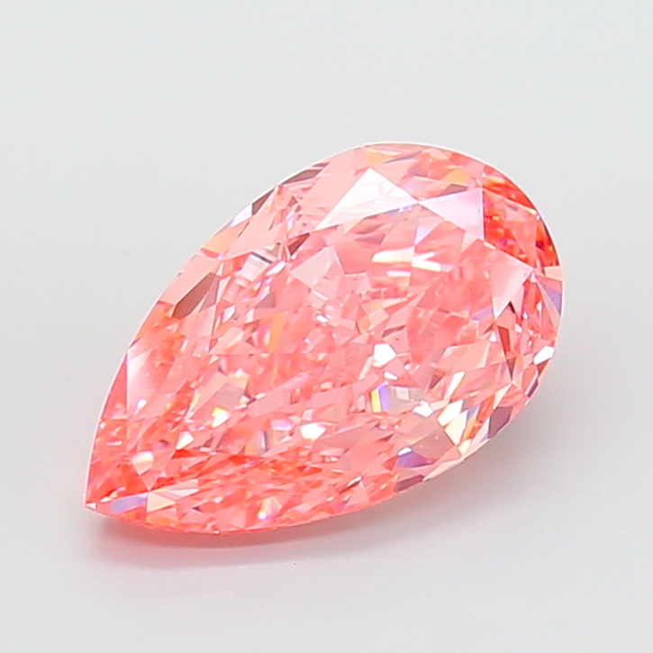 Pear 7.05ct Fancy Vivid Pink VVS2
