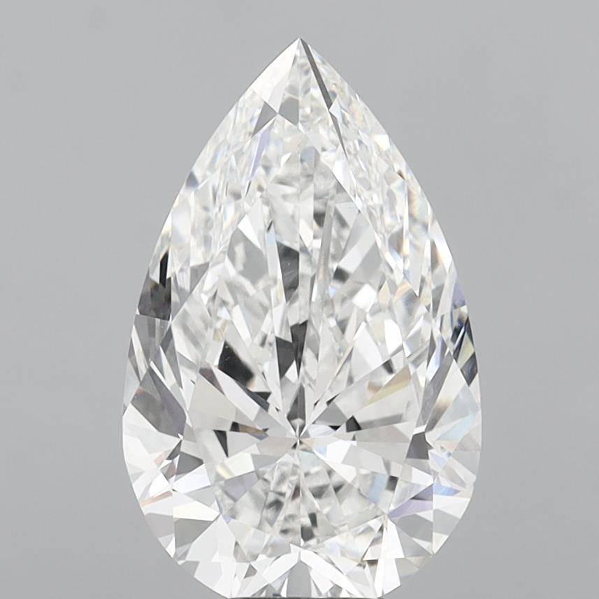 Pear 7.26ct E VVS2