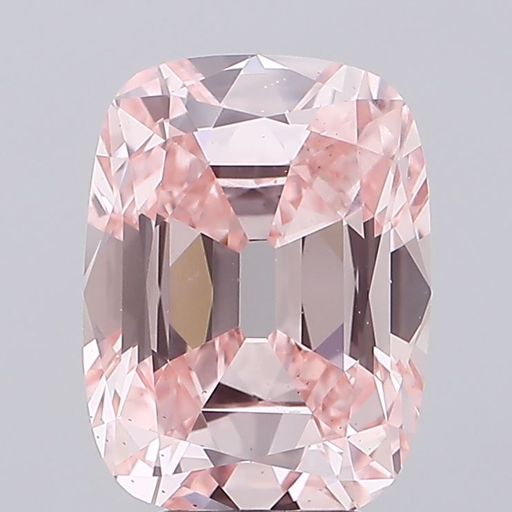 Cushion 5.01ct Fancy Intense Pink VS2