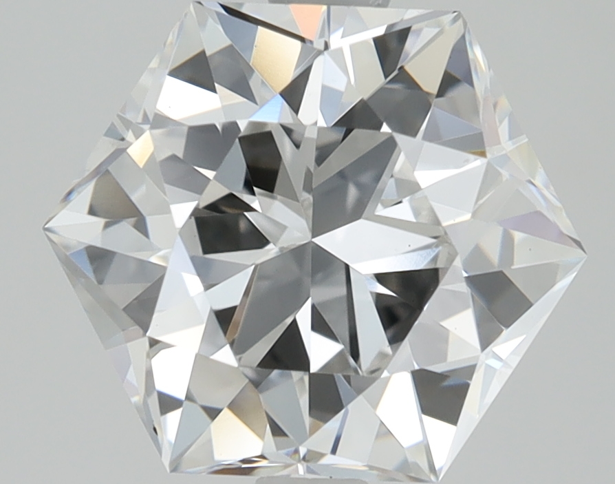 2.16 Carat Hexagonal Cut Lab Diamond