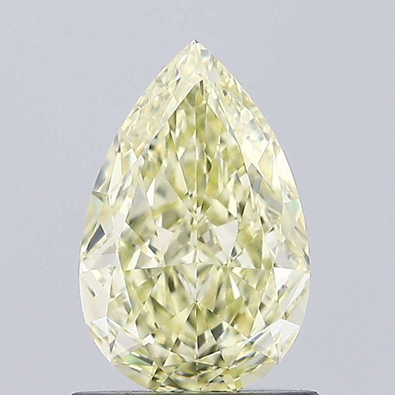 1.01ct Pear Fancy Light Yellow VVS2 IGI