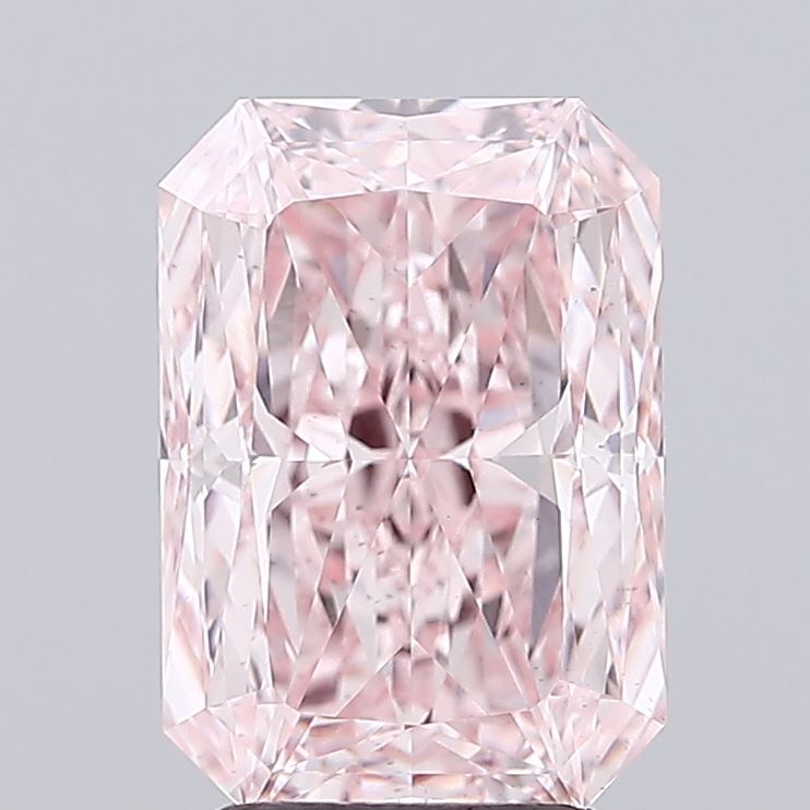 2.59ct Radiant Fancy Vivid Pink VS1 IGI