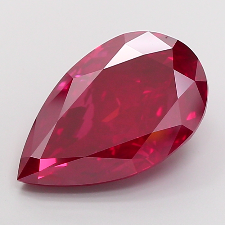 Pear 10.1ct Fancy Vivid Red VS1