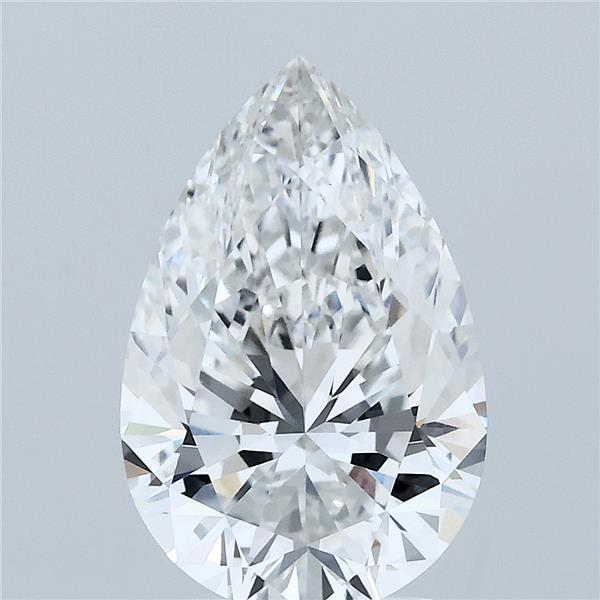 3.06 carat f VVS2 EX Cut IGI pear diamond