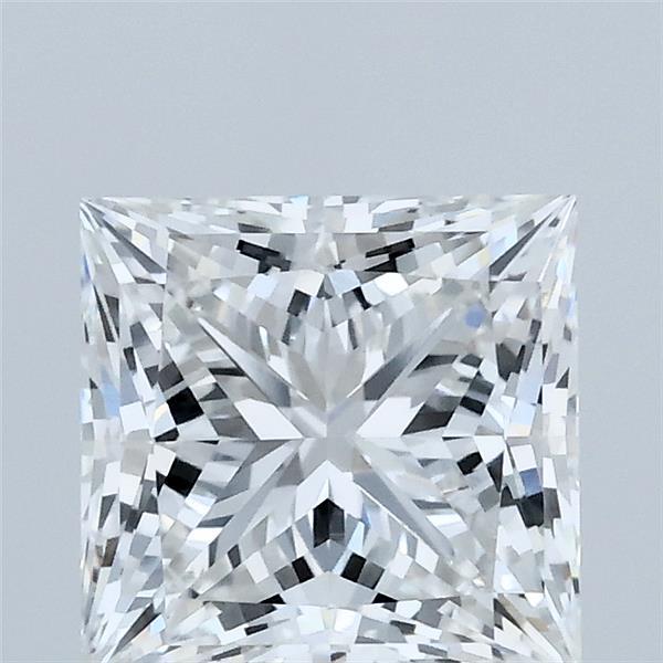 2.05 carat e VVS2 EX Cut IGI princess diamond