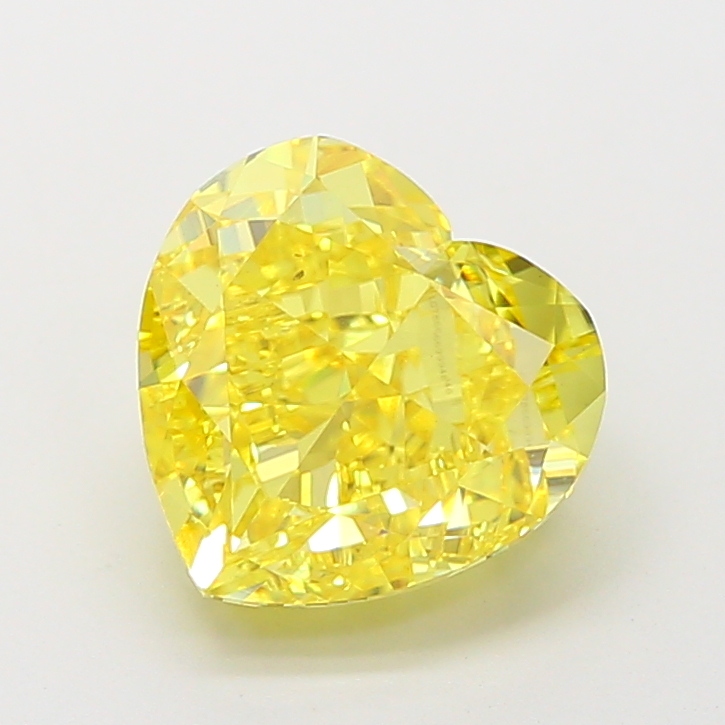 Heart 5.00ct Fancy Vivid Yellow VS1
