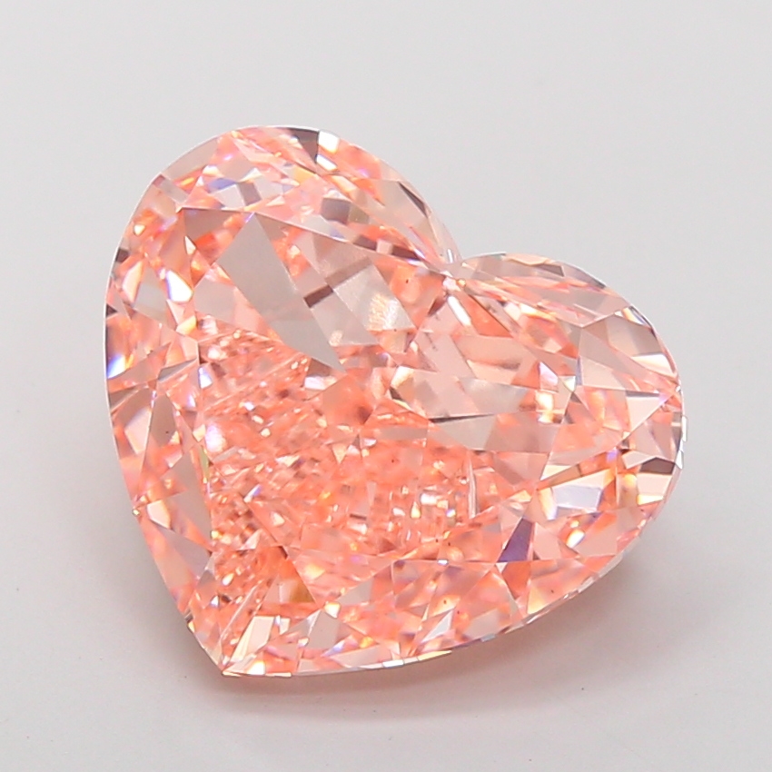 Heart 15ct Fancy Vivid Pink VS1