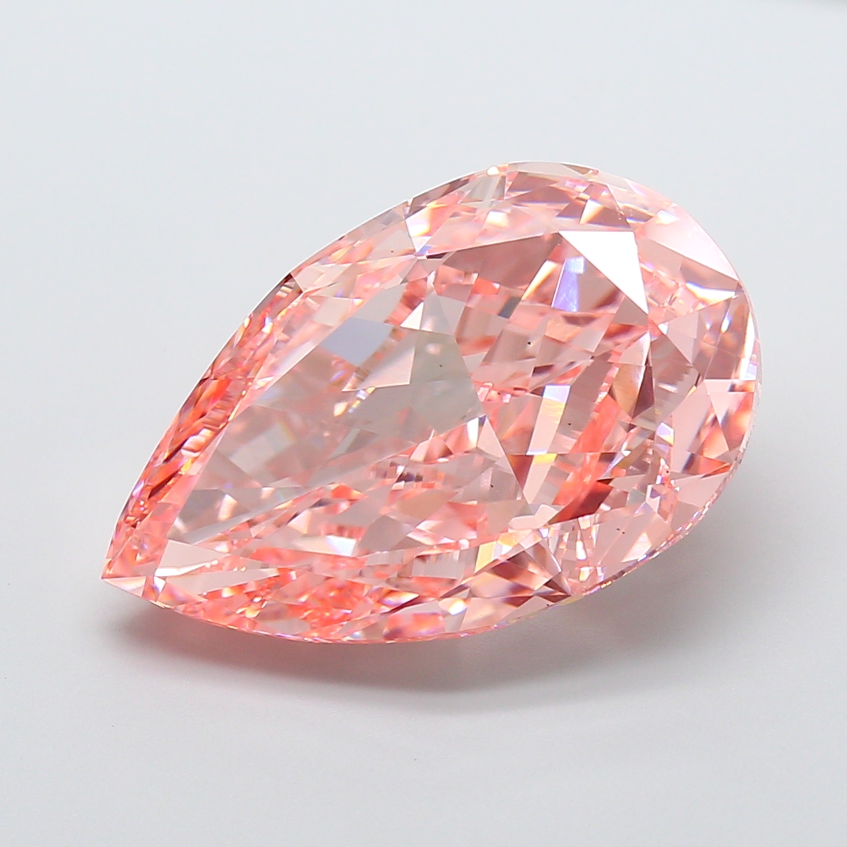 Pear 18.1ct Fancy Vivid Pink VS1
