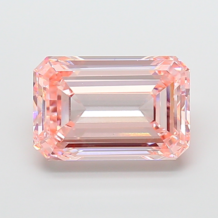 6.65ct Emerald Fancy Intense Pink VS1 IGI
