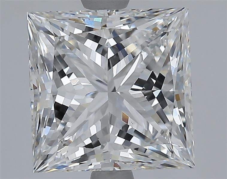 4.20 ct. princess Lab Grown Diamond front image