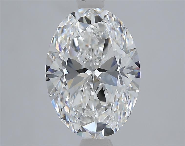 3.04 ct. oval Lab Grown Diamond front image
