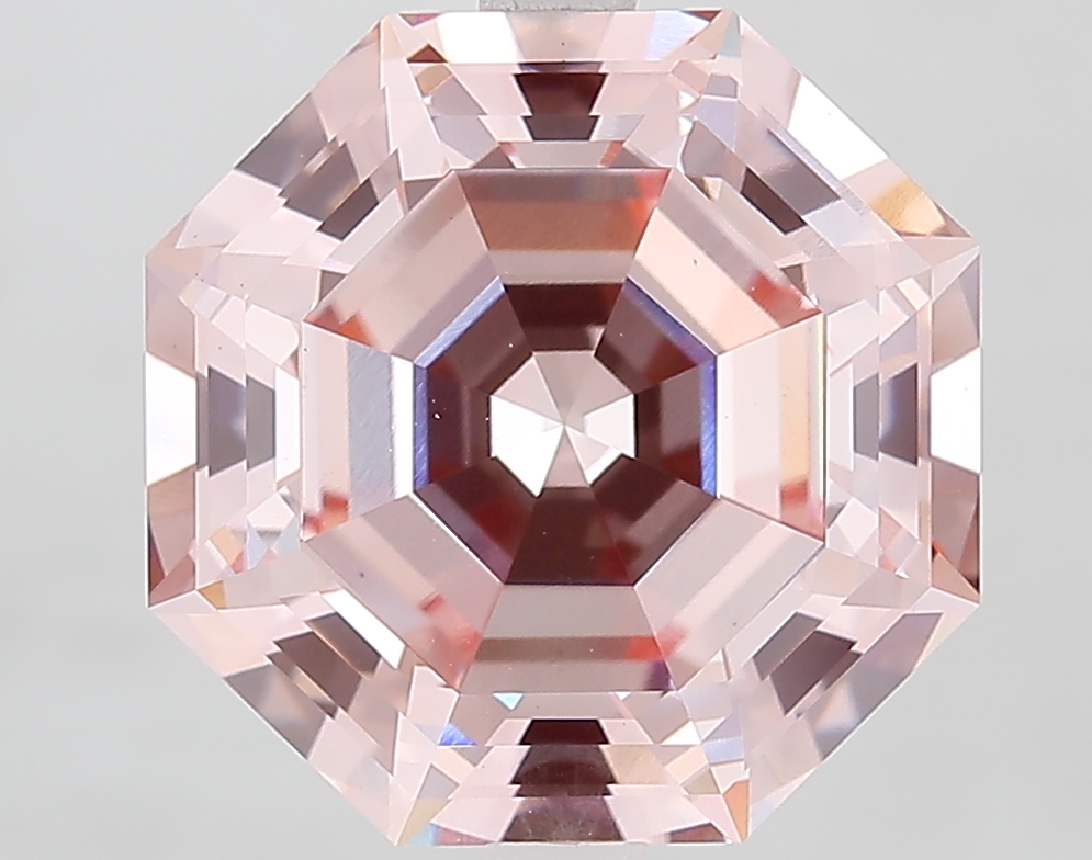 Octagonal 5.99ct Fancy Intense Pink VS1