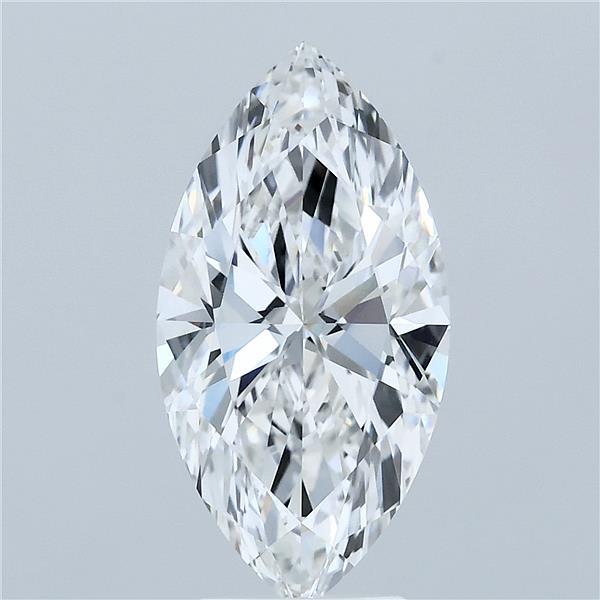 3.08 carat e VVS2 EX Cut IGI marquise diamond