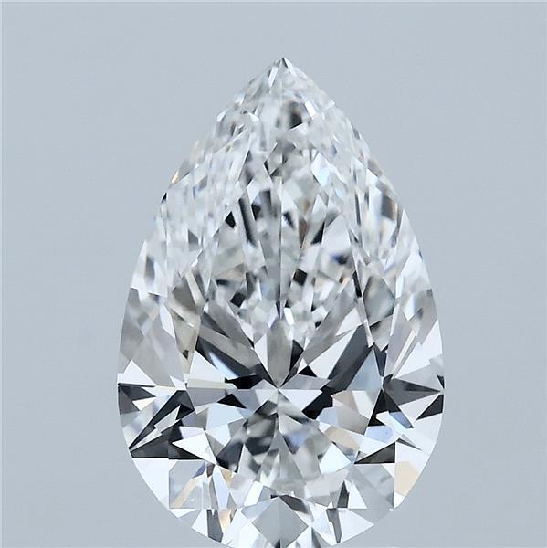 3.02 carat e VVS2 EX Cut IGI pear diamond