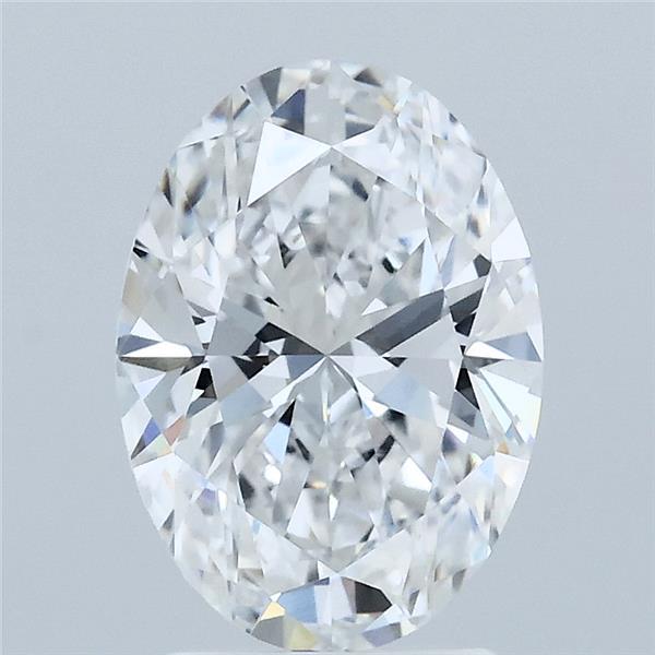 2.01 ct. oval Lab Grown Diamond front image