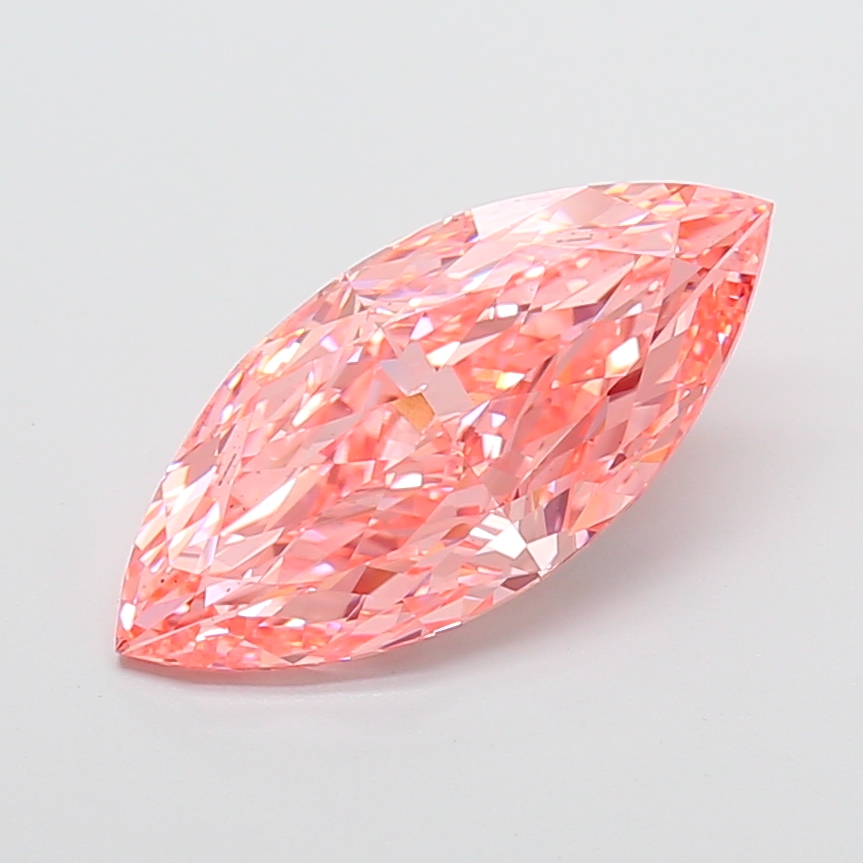 Marquise 4.51ct Fancy Vivid Pink VS1
