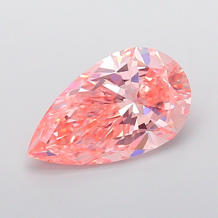 Pear 4.00ct Fancy Vivid Pink VS1
