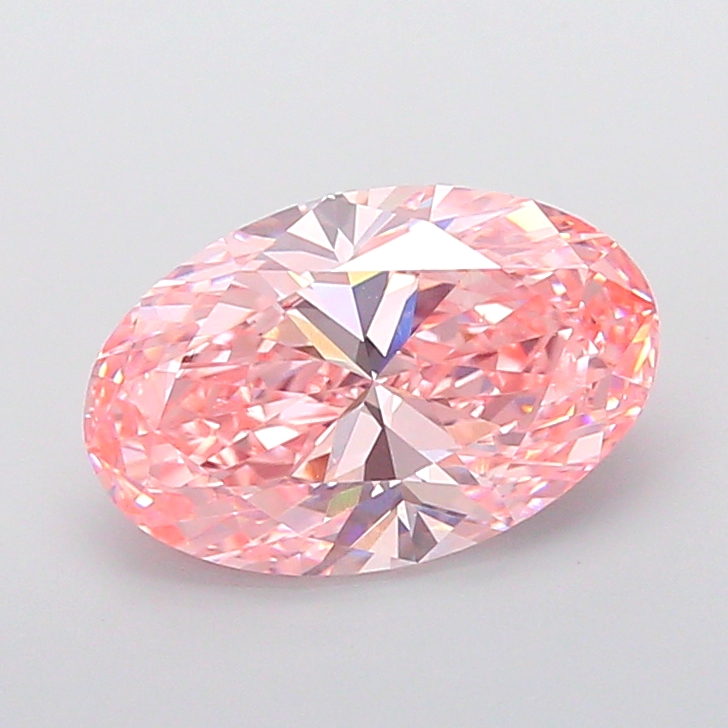 Oval 4.06ct Fancy Vivid Pink VVS2