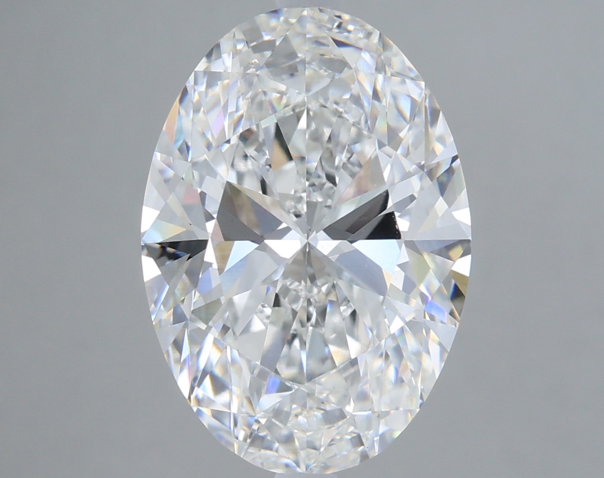 5.07 ct. oval Lab Grown Diamond front image