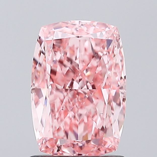 1.5ct Cushion Fancy Vivid Pink VS2 IGI