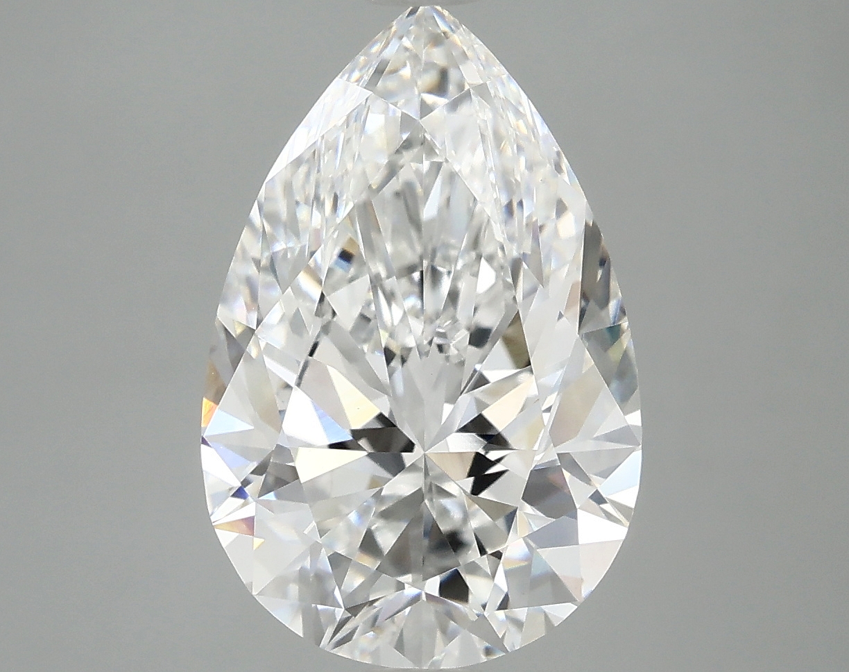 Pear 5.04ct D VVS2