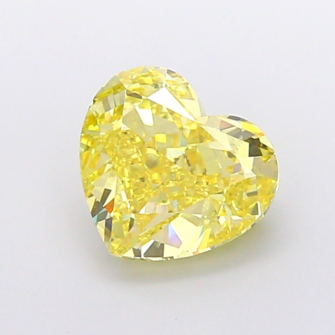 Heart 4.01ct Fancy Intense Yellow VS1