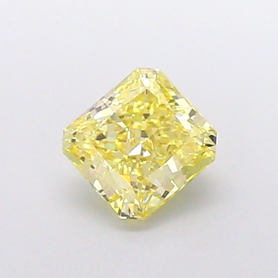 1.03ct Radiant Fancy Intense Yellow VS2 IGI