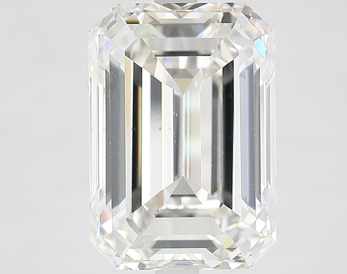 7.34 ct. emerald Lab Grown Diamond front image