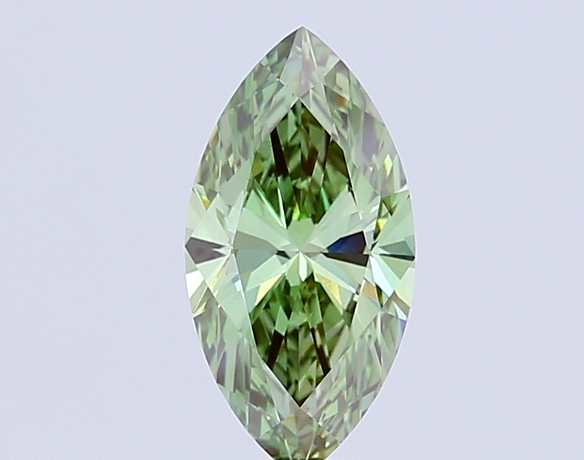Marquise 4.51ct Fancy Vivid Green VVS2
