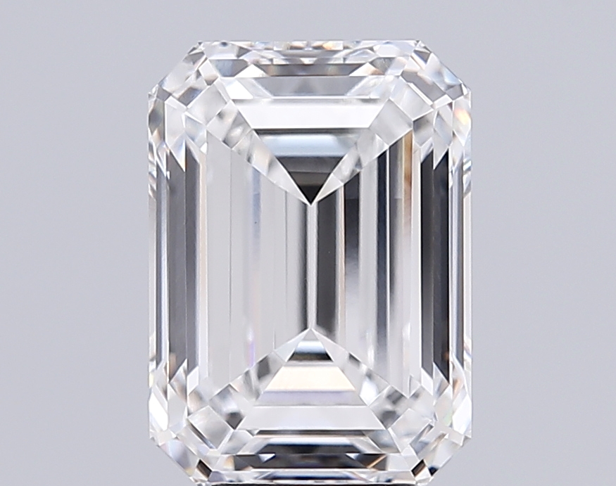 6.08 ct. emerald Lab Grown Diamond front image