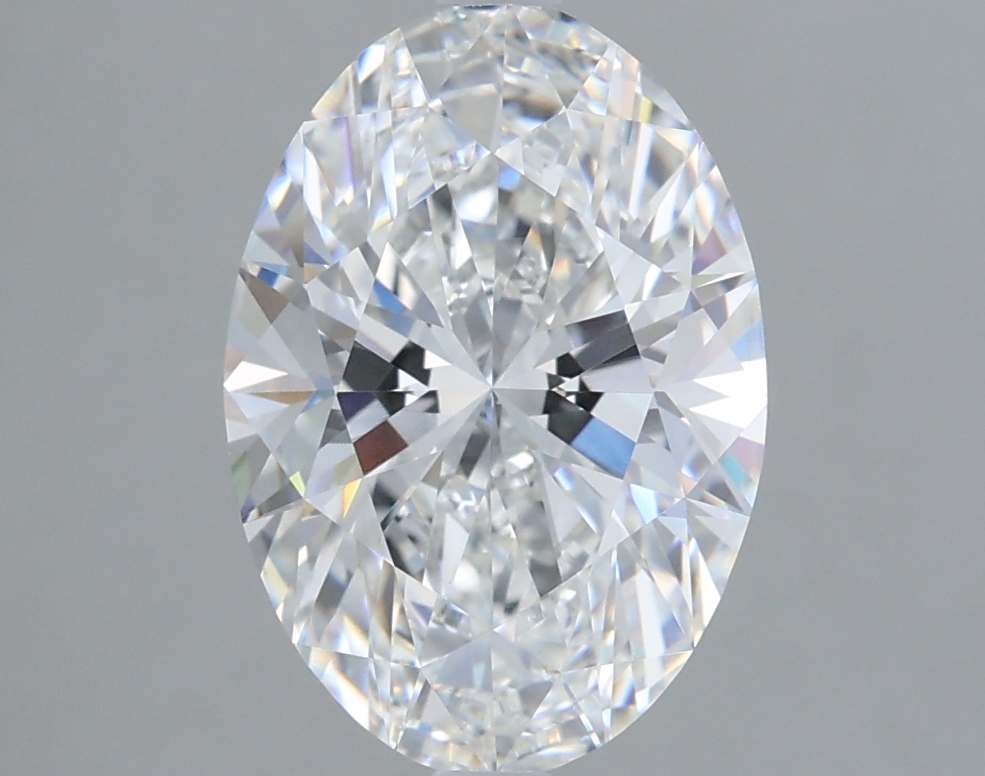3.05 carat e VVS2 EX Cut IGI oval diamond