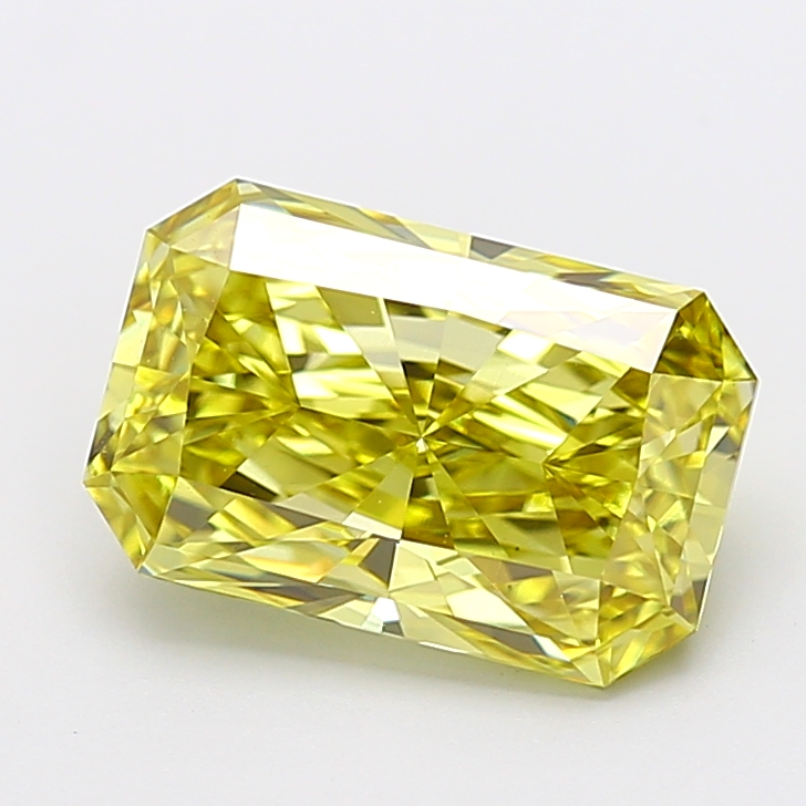 Radiant 4.03ct Fancy Intense Yellow VS1