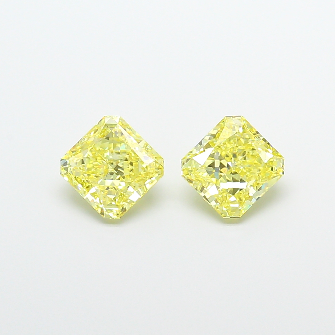 2.02ct Radiant Fancy Intense Yellow VS1 IGI