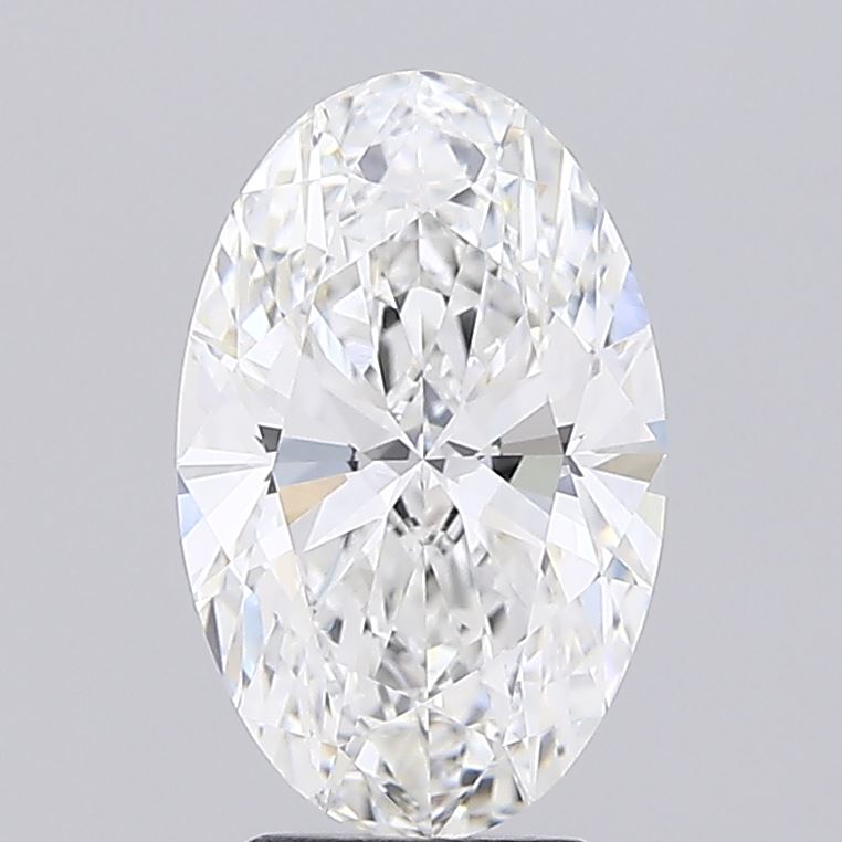 3.82 ct. oval Lab Grown Diamond front image